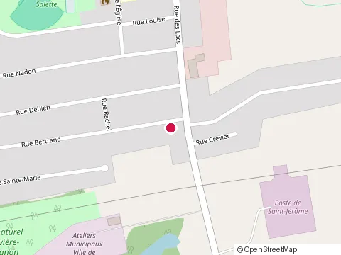 Location of Productions Sm at 1007 Rue Bertrand, Saint-Jérôme