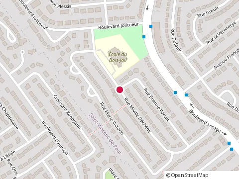Location of Productions Yves Yanne at 945 Rue Étienne-Parent, Laval