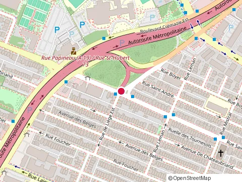Location of Professional Paintings at 832 Rue de Liège O, Montréal