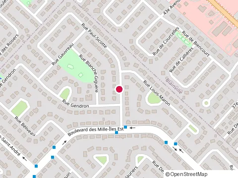 Location of Projection Construction at 961 Rue Paul-Sicotte, Sainte-Thérèse