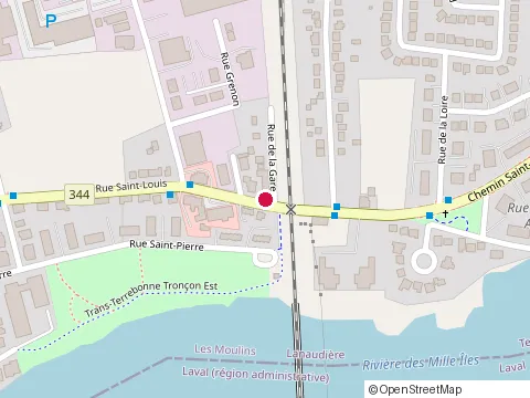 Location of Projet Ace Inc at 83 Rue Saint-Louis, Terrebonne