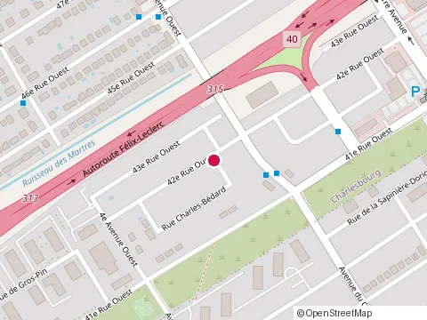 Location of Projets Ferland Inc. at 130 42E Rue O, Québec