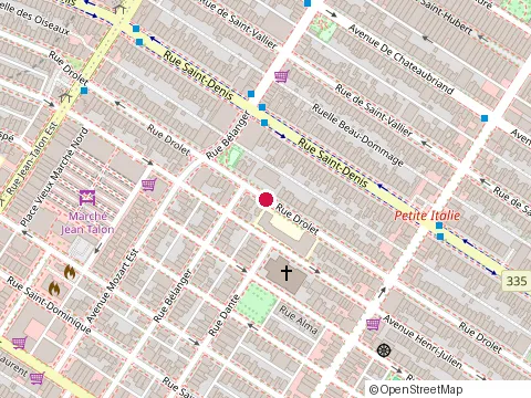 Location of Promel Construction at 6773 Rue Drolet, Montréal