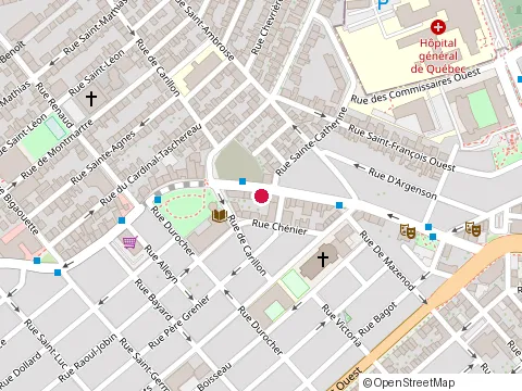 Location of Promotions Citadelle at 245 Rue Saint-Vallier E # 300, Québec
