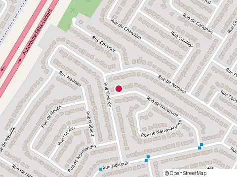 Location of Pronotech Construction at 1194 Boulevard Basile-Routhier, Repentigny