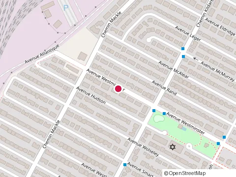 Location of Pronrj Inc. at 5762 avenue Westminster, Côte Saint-Luc