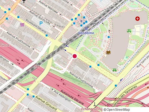 Location of Prosper Dahan & Co at 1100 boulevard Decarie, Montréal