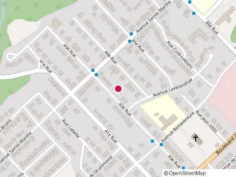 Location of Proteau Marc at 2383 44E Rue, Shawinigan