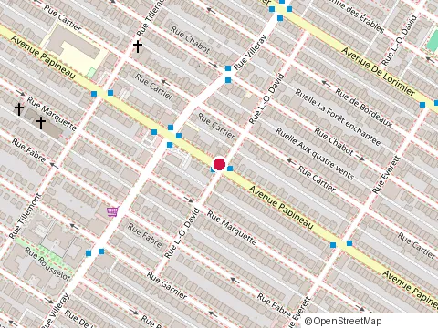 Location of Protile at 7200 avenue Papineau, Montréal