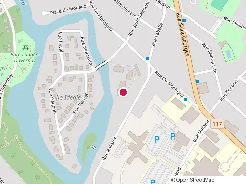 Location of Provost Lucienne at 345 Rolland Rue, Saint-Jérôme
