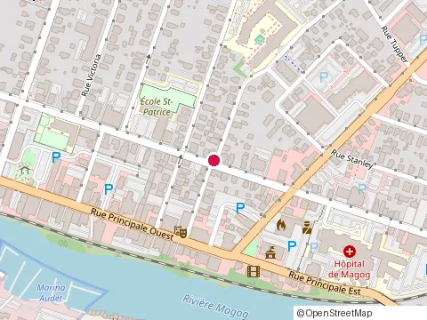 Location of Psycho Santé Magog at 56 Rue Saint-Patrice O, Magog