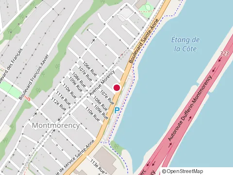 Location of Pub le Bretzel at 4755 Bd Sainte-Anne, Québec