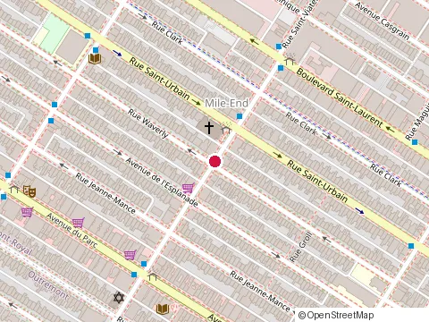 Location of Publicite Ping Pong Inc at 5346 Rue Waverly, Montréal