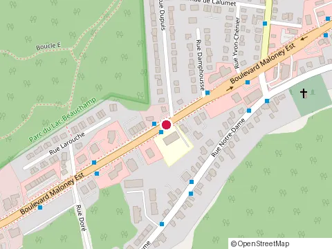Location of Pure Détente at 831 Boulevard Maloney E, Gatineau