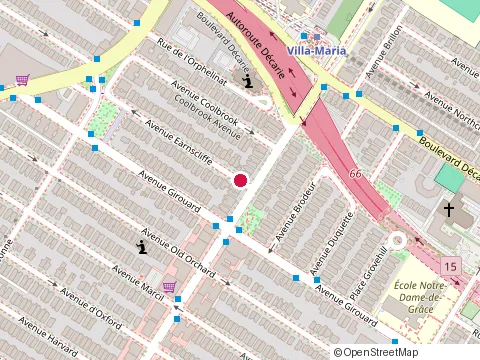 Location of Pure Esthetique at 4467 avenue Earnscliffe, Montréal