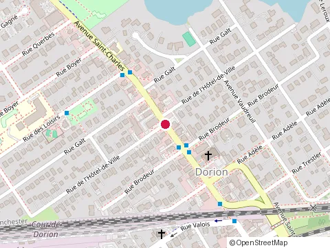Location of Qdg Ca Question de Gouts at 163 St Av Charles, Vaudreuil-Dorion