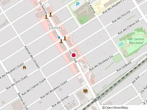 Location of Qlassic at 2854 1Re Av., Québec
