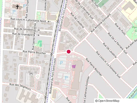 Location of Quad Excavation at 95 Rue Pierre-Boucher, Boucherville