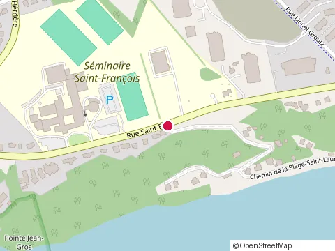 Location of Quai 1635 at 4155 Chem. de la Plage Jacques Cartier, Québec