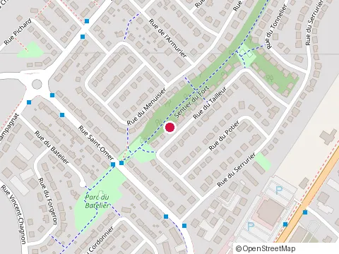Location of Quali-Haies Inc - Taille de Haie de Cèdres at Rue du Vieux Fort, Levis