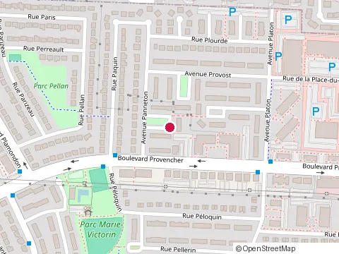 Location of Quebec Peintres at 5839 avenue Auteuil, Brossard