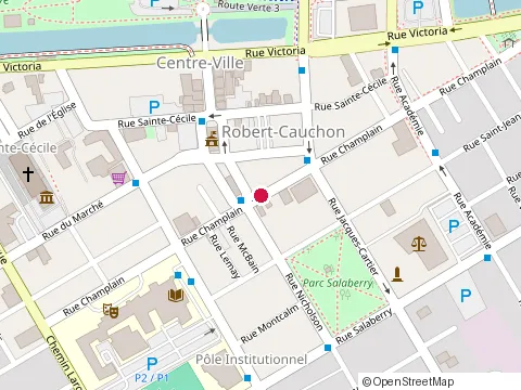 Location of Québec Pizzeria at 87 Rue Champlain, Salaberry-de-Valleyfield