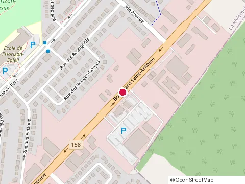 Location of Québec Soudure Plastique at 1150 Boulevard Saint-Antoine, Saint-Jérôme
