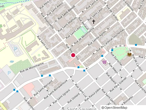 Location of Quebec Wilfrid-Hamel Piscines at 155 Rue Bigaouette, Québec