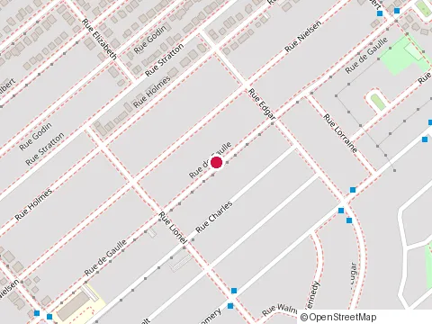 Location of Québrique at 1559 Rue de Gaulle, Saint-Hubert