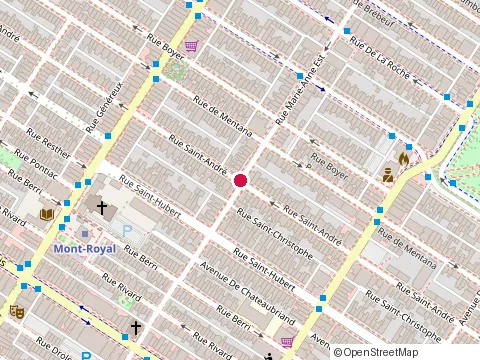 Location of Quesnel, Pierre P. Avocat at 4284 Rue Saint-Andre, Montréal