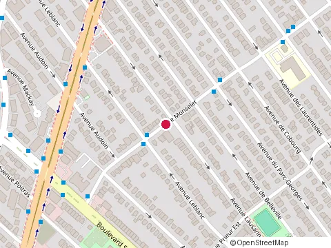 Location of Quickstop at 3376 Rue Monselet, Montréal-Nord