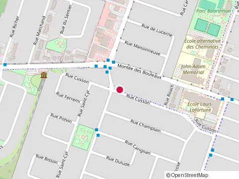Location of Quincaillerie Jp Belanger at 126 Cusson Rue, Delson