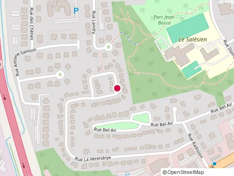 Location of Quirion Construction et Rénovation Inc. at 3555 Rue la Vérendrye, Sherbrooke