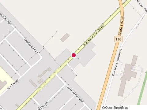 Location of Quirion Design at 2861 Rue St Calixte, Plessisville