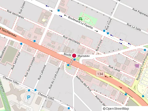 Location of Qwando Auto at 1635 boulevard Manseau, Longueuil