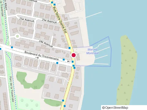 Location of Qwando Auto at 12746 Rue Notre-Dame E, Montréal