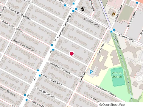 Location of R Restaurant Basha at 440 de Putney Ave, Saint-Lambert