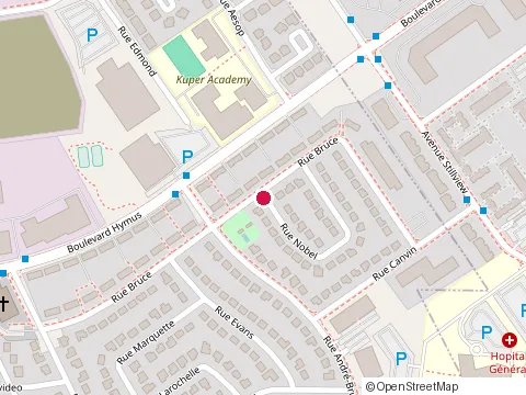 Location of R.W. Nicholson Contracting Co. at 30 Rue Nobel, Kirkland