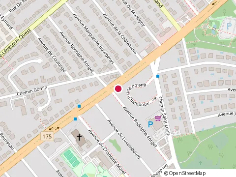 Location of Racine Consultants Immobiliers at 1535A boulevard Laurier, Québec