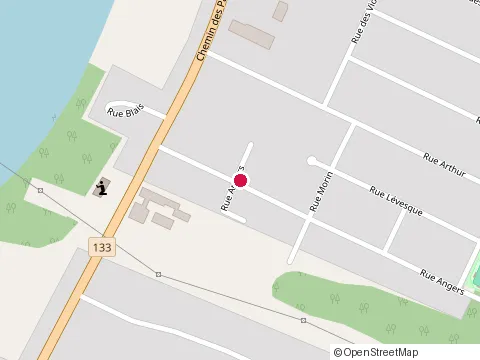 Location of Racine Jean at 161 Rue Angers, Sorel-Tracy