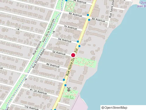 Location of Radio The Latin Music at 11720 Rue Notre-Dame Est, Montréal