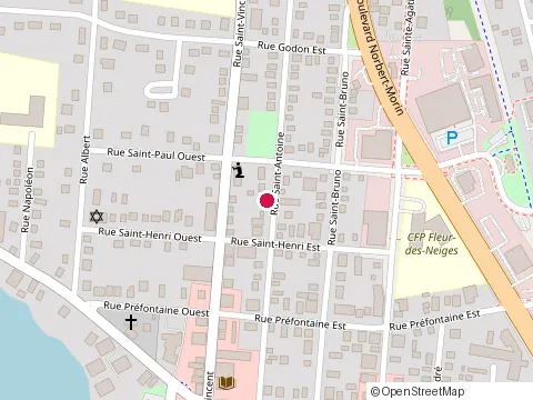 Location of Rado Corbeil & Genereux at 18 Rue St Henri E, Sainte-Agathe-des-Monts