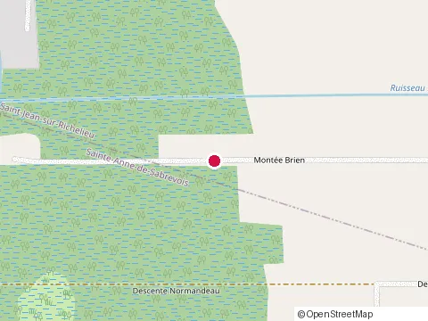 Location of Ranch du Haut Richelieu at 244 Descente Normandeau, Saint-Jean-sur-Richelieu