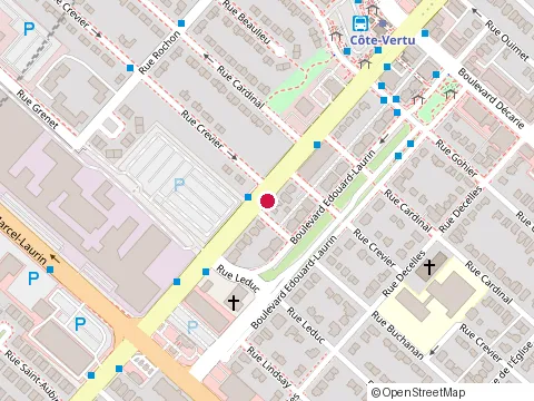 Location of Rania Bouabdo Avocate at 1660 boulevard de la Côte-Vertu, Saint-Laurent