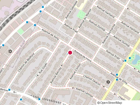 Location of Raphael Claude Meguira Accounting at 1930 Avenue Barclay, Montréal