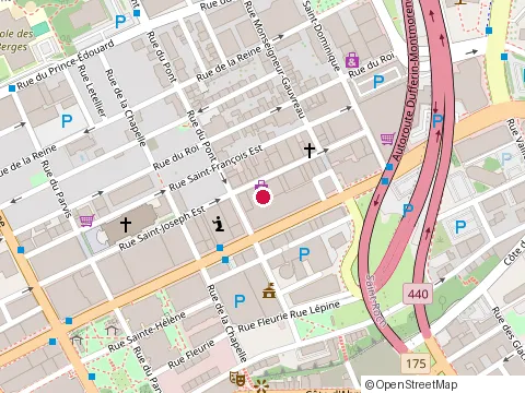 Location of Rapide Smoke-Meat at 725 Rue Saint-Joseph E, Québec