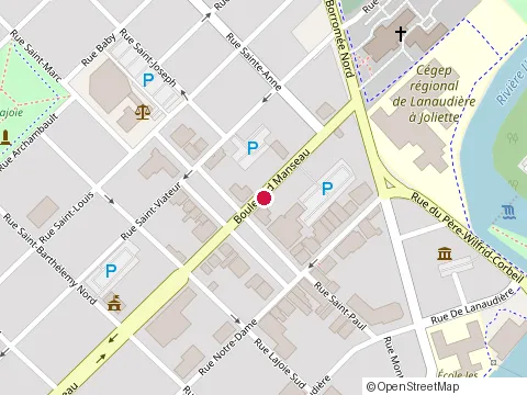 Location of Ras le Bol at 424 Bd Manseau, Joliette