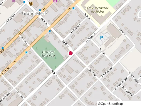 Location of Ras-le-Bol at 491 8Ème Rue, Shawinigan