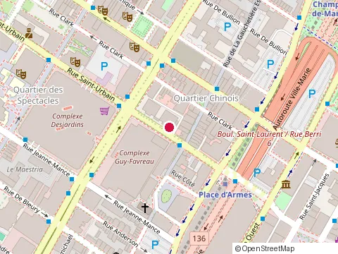 Location of Raviolis Encore Une Fois at 1111 Rue Saint-Urbain, Montréal