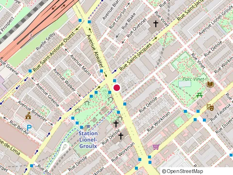 Location of Raymond Bernard Twyford at 633 avenue Atwater, Montréal